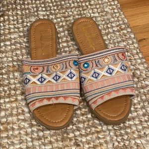 Never been worn Boho sandals